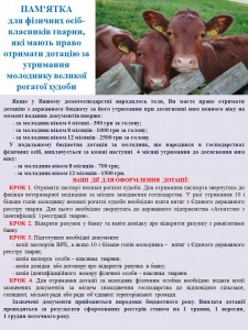 Остаточна Памятка дотація на молодняк 08.06